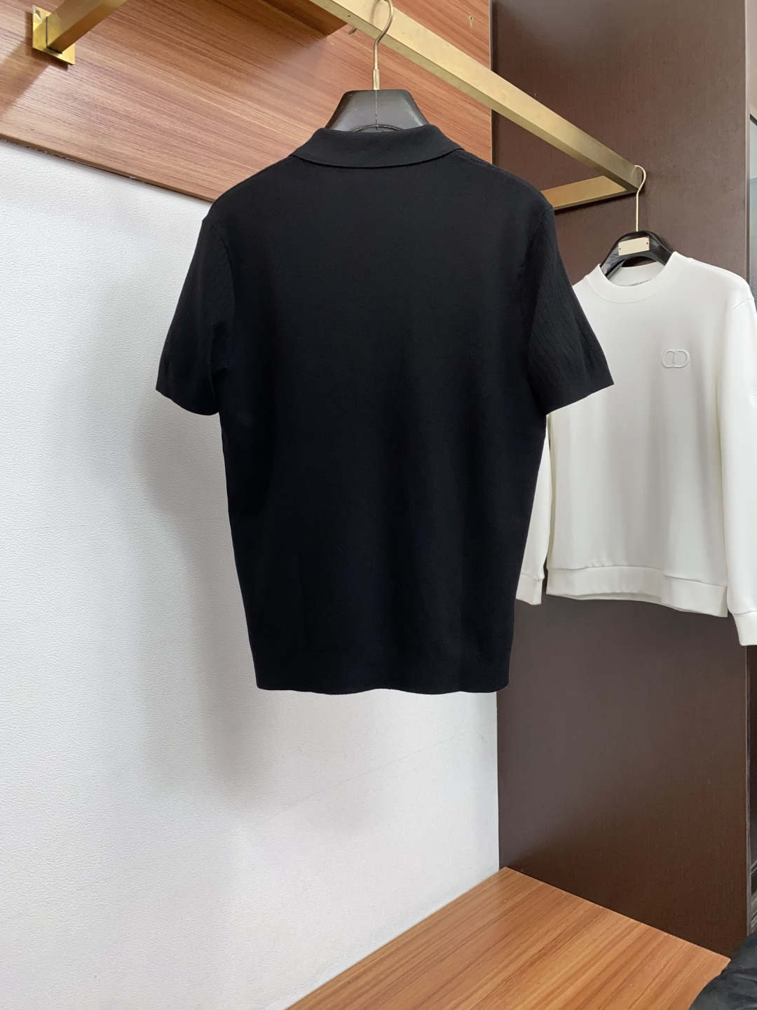 杰尼亚 尺码M-4xL 2026秋冬翻领针织短袖  工艺 老钱风 经典海鸥领设计 视觉主调，休闲时尚款式 功能 时尚休闲