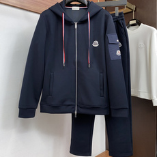 蒙口 M-3xL 休闲运动套装|纯正老钱松弛感 低调立领拉链外套+直筒长裤成套搭配 甄选细腻羊毛混纺面料,软糯亲肤,透气 蒙口 M-3xL 休闲运动套装|纯正老钱松弛感 低调立领拉链外套+直筒长裤成套搭配 甄选细腻羊毛混纺面料,软糯亲肤,透气