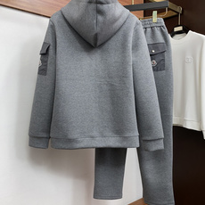 蒙口 M-3xL 休闲运动套装|纯正老钱松弛感 低调立领拉链外套+直筒长裤成套搭配 甄选细腻羊毛混纺面料,软糯亲肤,透气 蒙口 M-3xL 休闲运动套装|纯正老钱松弛感 低调立领拉链外套+直筒长裤成套搭配 甄选细腻羊毛混纺面料,软糯亲肤,透气