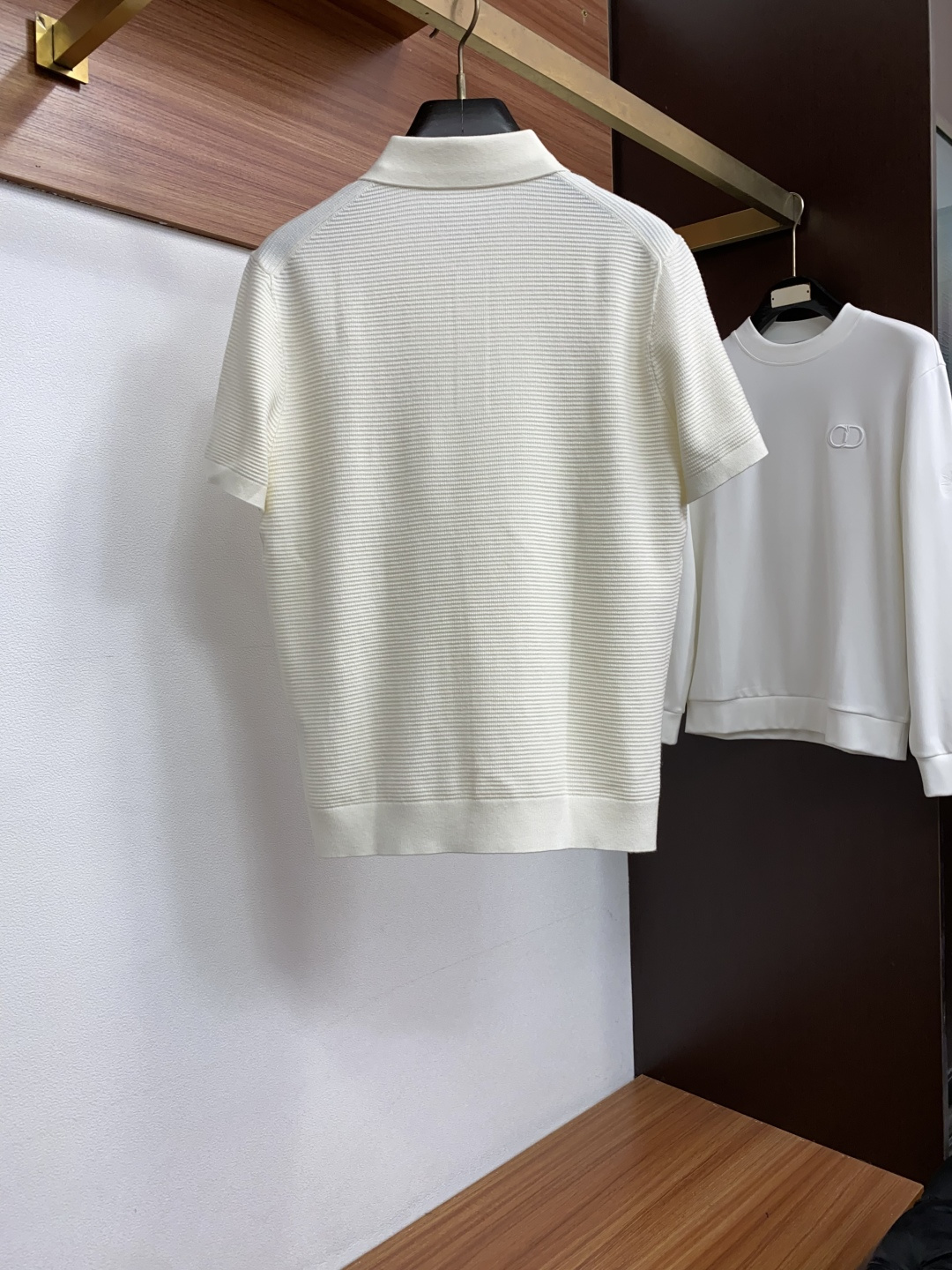 Loro Piana 诺悠翩雅 秋冬高品质 绵羊毛针织翻领加厚短袖毛衣 精品棉羊毛毛衣 男款高端定制臻品系列 隶属品牌高