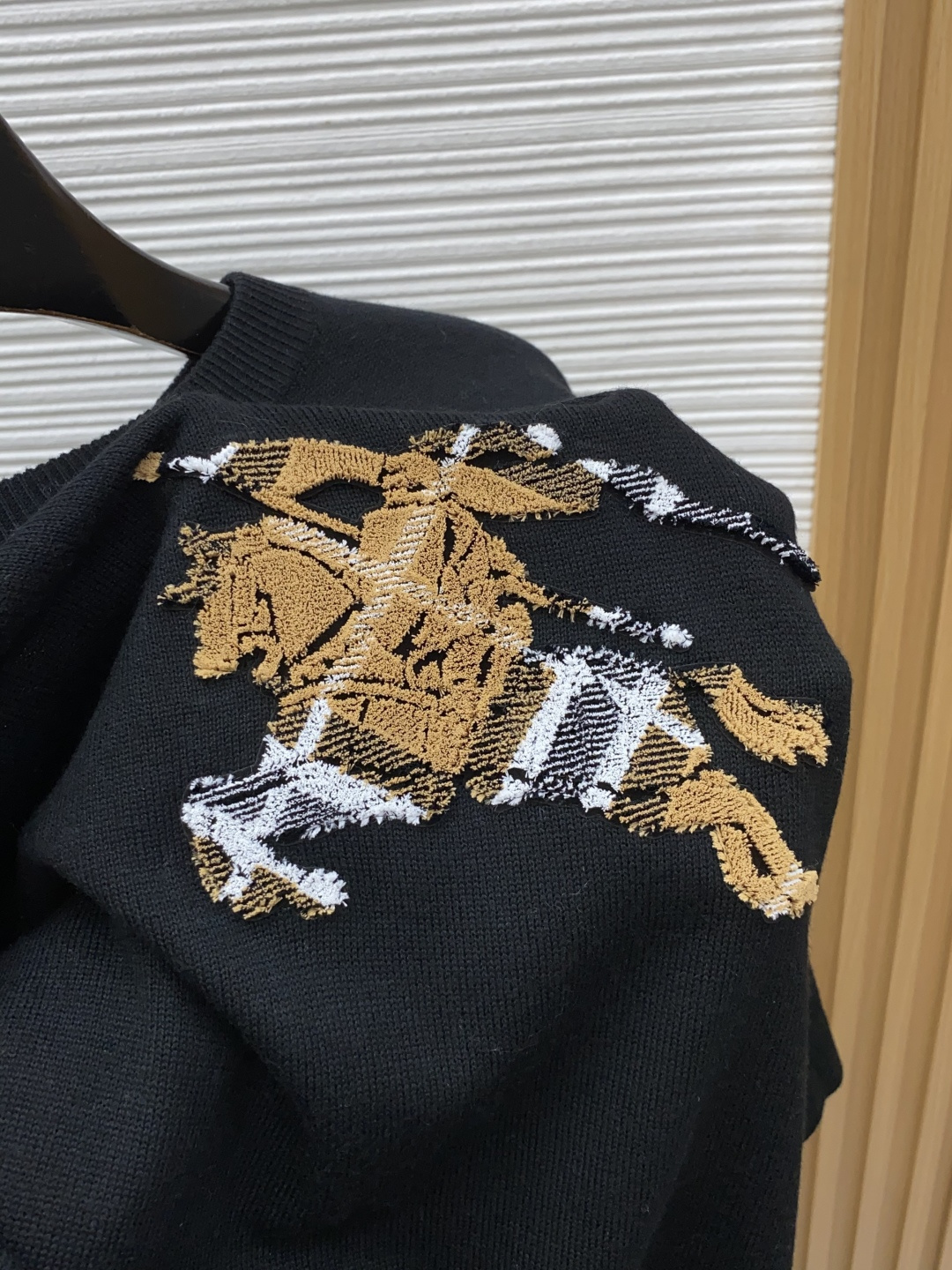 巴宝莉 S-xxL 2026新款秋冬男士高端宽松款简约圆领针织羊毛短袖毛衣，香港洋行渠道货，纯正血统品质，秋冬新款，经典