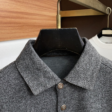 Loro Piana 诺悠翩雅 M-4xL2026新款男士高端简约翻领老钱风长袖衫,香港洋行渠道货,纯正血统品质,秋冬新 Loro Piana 诺悠翩雅 M-4xL2026新款男士高端简约翻领老钱风长袖衫,香港洋行渠道货,纯正血统品质,秋冬新