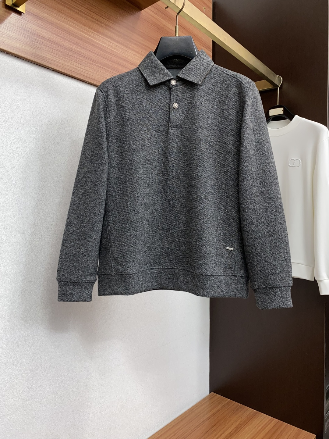 Loro Piana 诺悠翩雅 M-4xL2026新款男士高端简约翻领老钱风长袖衫，香港洋行渠道货，纯正血统品质，秋冬新