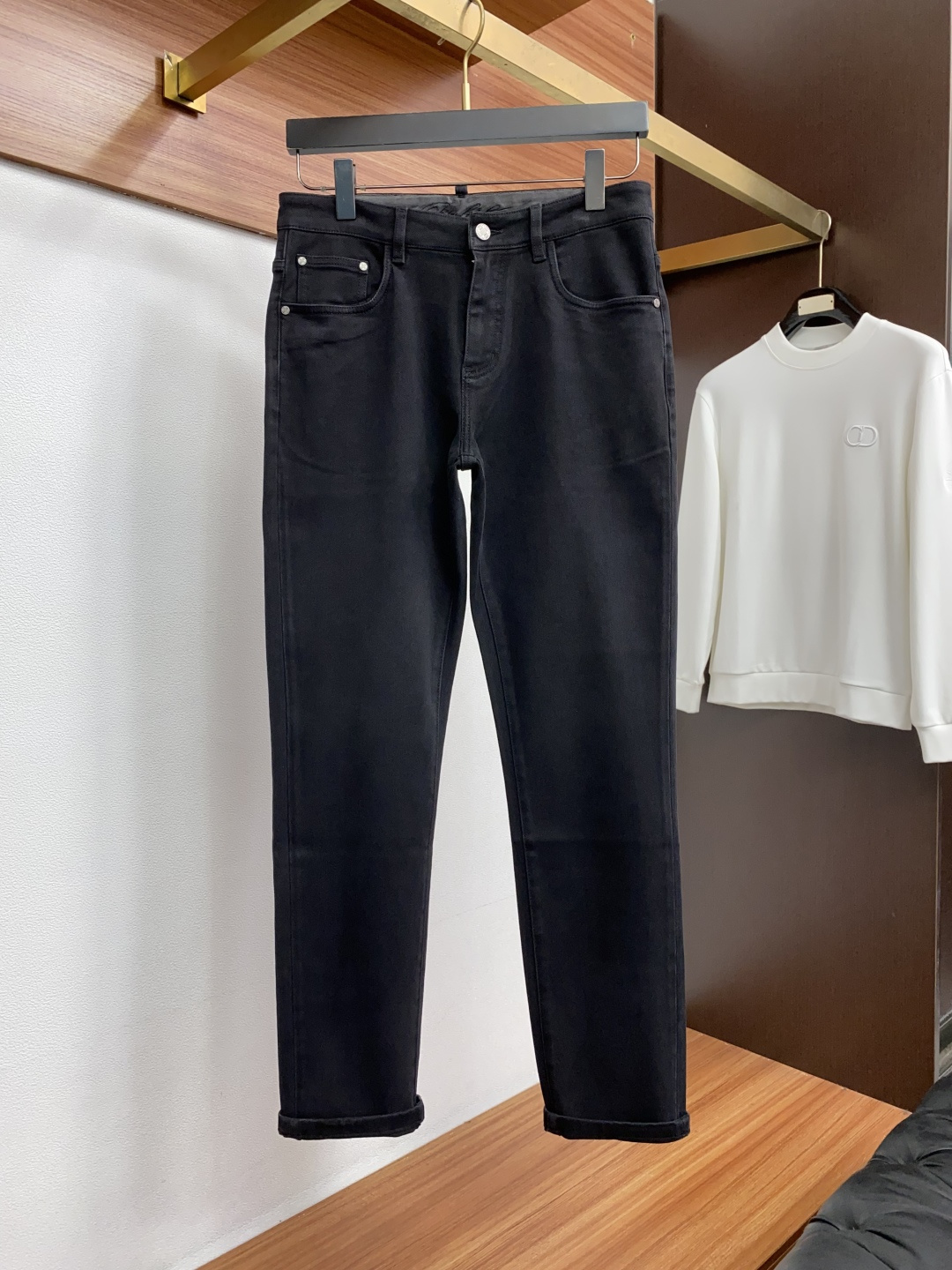 버버리 슬림핏 남성 청바지 상세 이미지 3