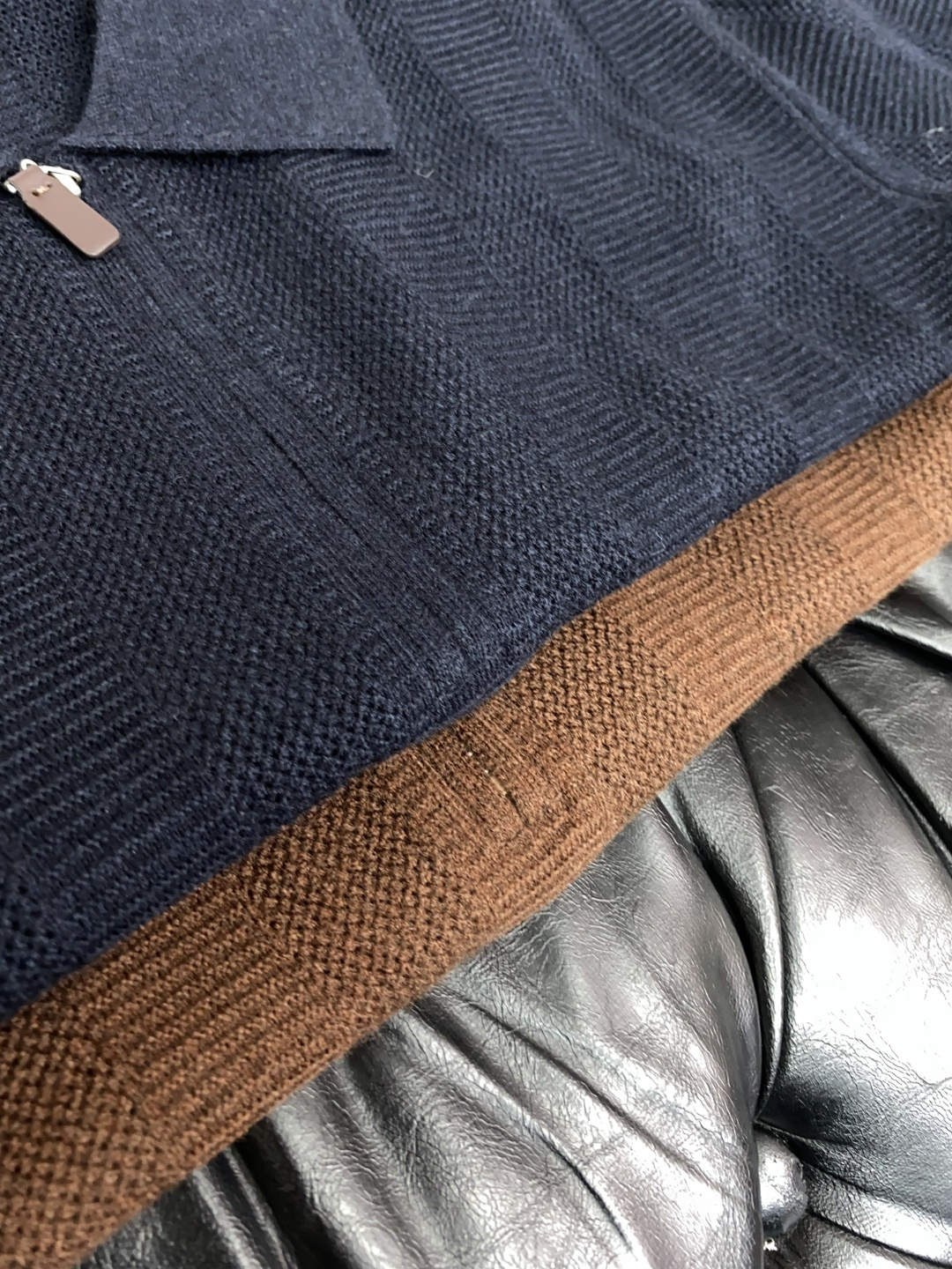 Loro Piana 诺悠翩雅 秋冬高品质 绵羊毛翻领短袖毛衣 精品毛衣 男款高端定制臻品系列 隶属品牌高端主线 专利顶