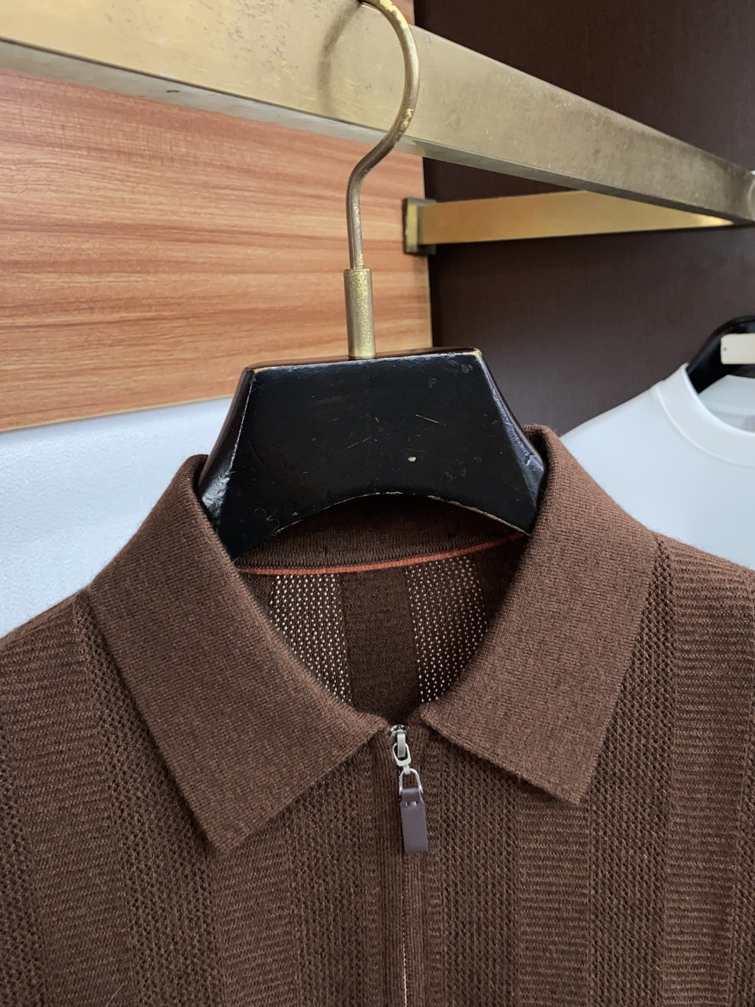 Loro Piana 诺悠翩雅 秋冬高品质 绵羊毛翻领短袖毛衣 精品毛衣 男款高端定制臻品系列 隶属品牌高端主线 专利顶