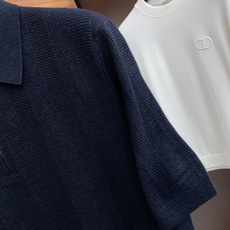 Loro Piana 诺悠翩雅 秋冬高品质 绵羊毛翻领短袖毛衣 精品毛衣 男款高端定制臻品系列 隶属品牌高端主线 专利顶 Loro Piana 诺悠翩雅 秋冬高品质 绵羊毛翻领短袖毛衣 精品毛衣 男款高端定制臻品系列 隶属品牌高端主线 专利顶