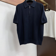Loro Piana 诺悠翩雅 秋冬高品质 绵羊毛翻领短袖毛衣 精品毛衣 男款高端定制臻品系列 隶属品牌高端主线 专利顶 Loro Piana 诺悠翩雅 秋冬高品质 绵羊毛翻领短袖毛衣 精品毛衣 男款高端定制臻品系列 隶属品牌高端主线 专利顶