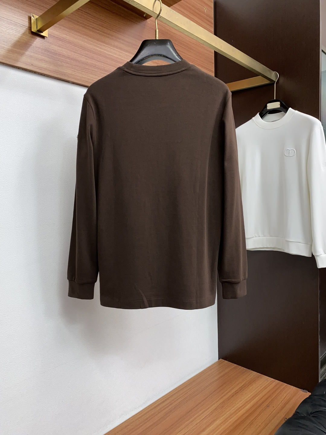 普拉达 M-3xL2026新款男士高端简约翻领拉绒长袖打底衫莫代尔丝光拉绒面料 香港洋行渠道货，纯正血统品质，春夏新款，