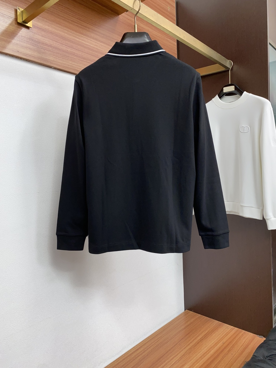 迪奥 M-3xL2026新款男士高端简约翻领拉绒长袖Polo衫，香港洋行渠道货，纯正血统品质，春夏新款，经典王牌系列！ 