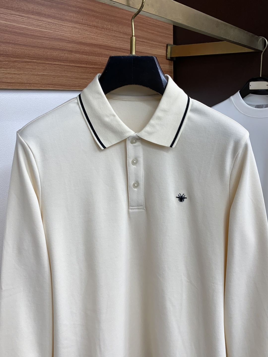迪奥 M-3xL2026新款男士高端简约翻领拉绒长袖Polo衫，香港洋行渠道货，纯正血统品质，春夏新款，经典王牌系列！ 