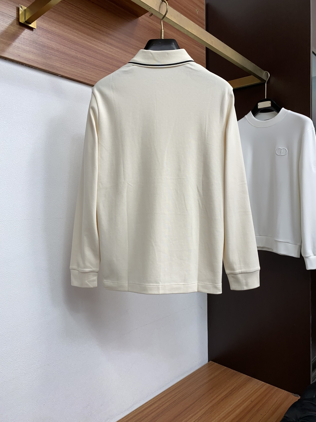 迪奥 M-3xL2026新款男士高端简约翻领拉绒长袖Polo衫，香港洋行渠道货，纯正血统品质，春夏新款，经典王牌系列！ 