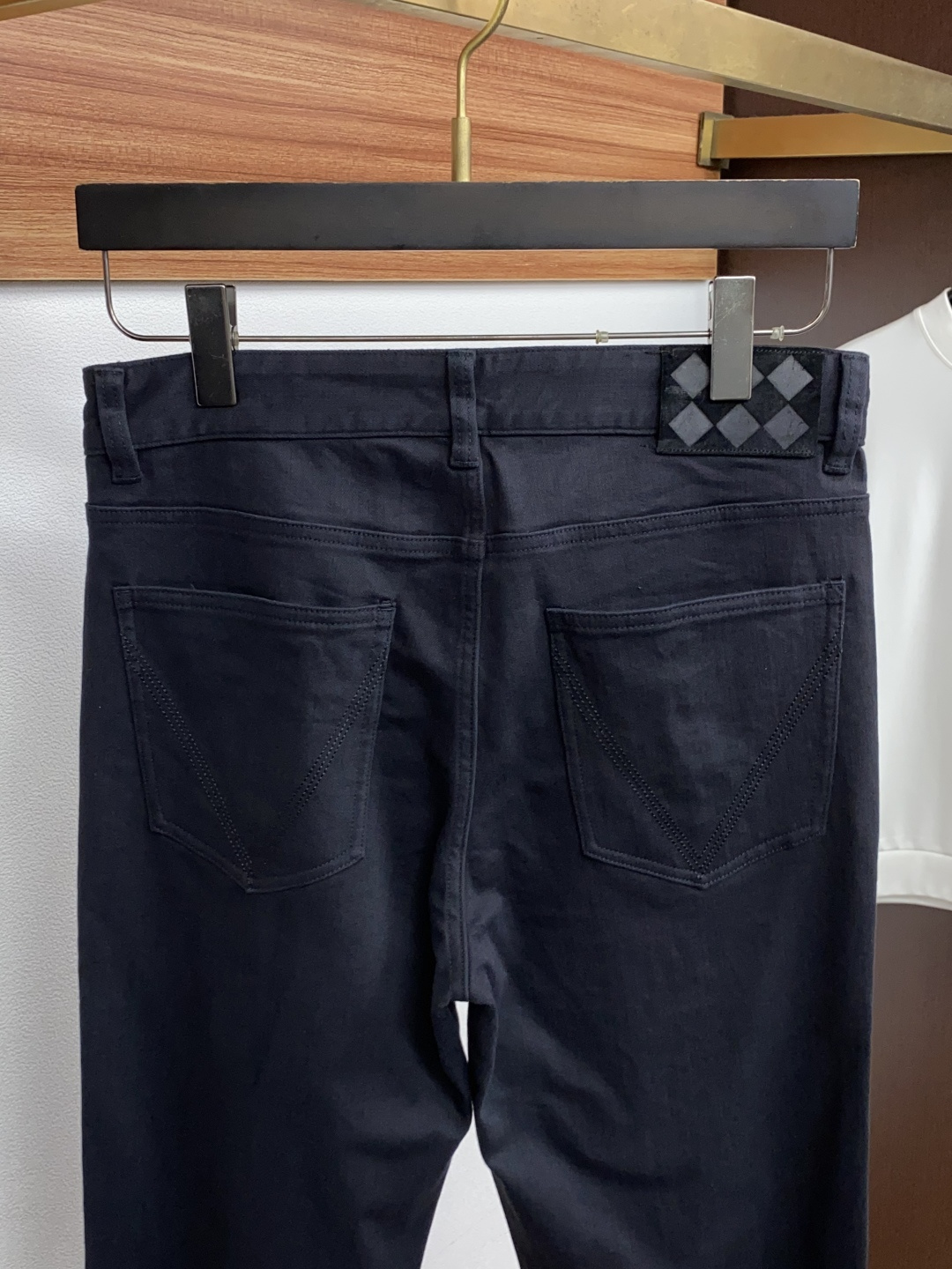 보테가베네타 블랙 스트레이트핏 남성 바지 상세 이미지 9