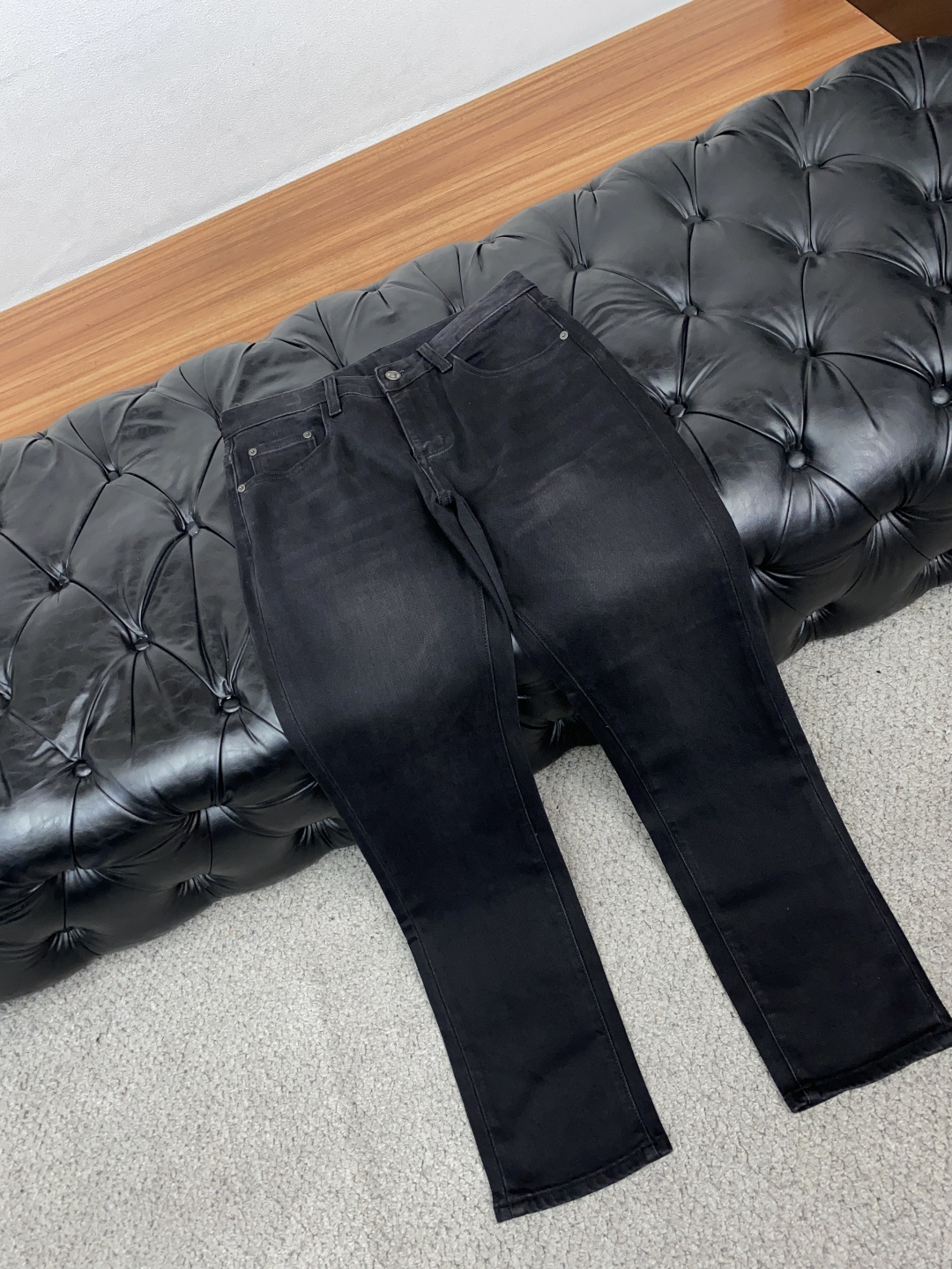 버버리 슬림핏 스트레이트 레그 남성 바지 상세 이미지 6