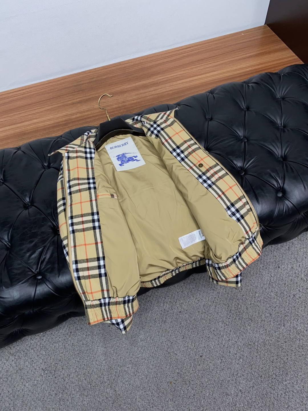 버버리 남성 폴리에스터 라펠 자켓 상세 이미지 7