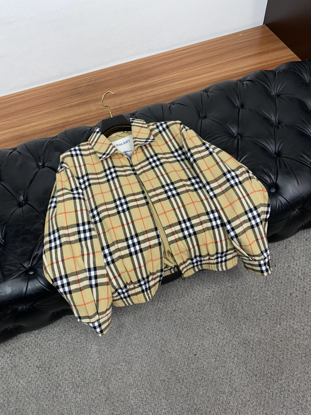 버버리 남성 폴리에스터 라펠 자켓 상세 이미지 6
