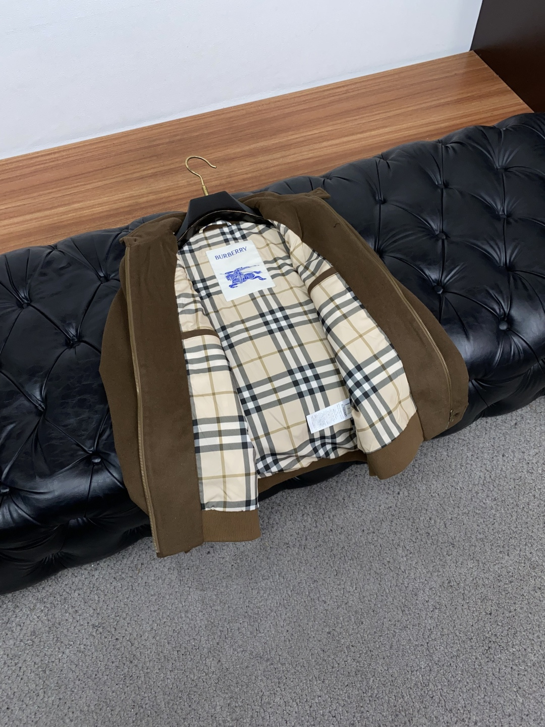 버버리 뉴 울 남성 자켓 상세 이미지 7