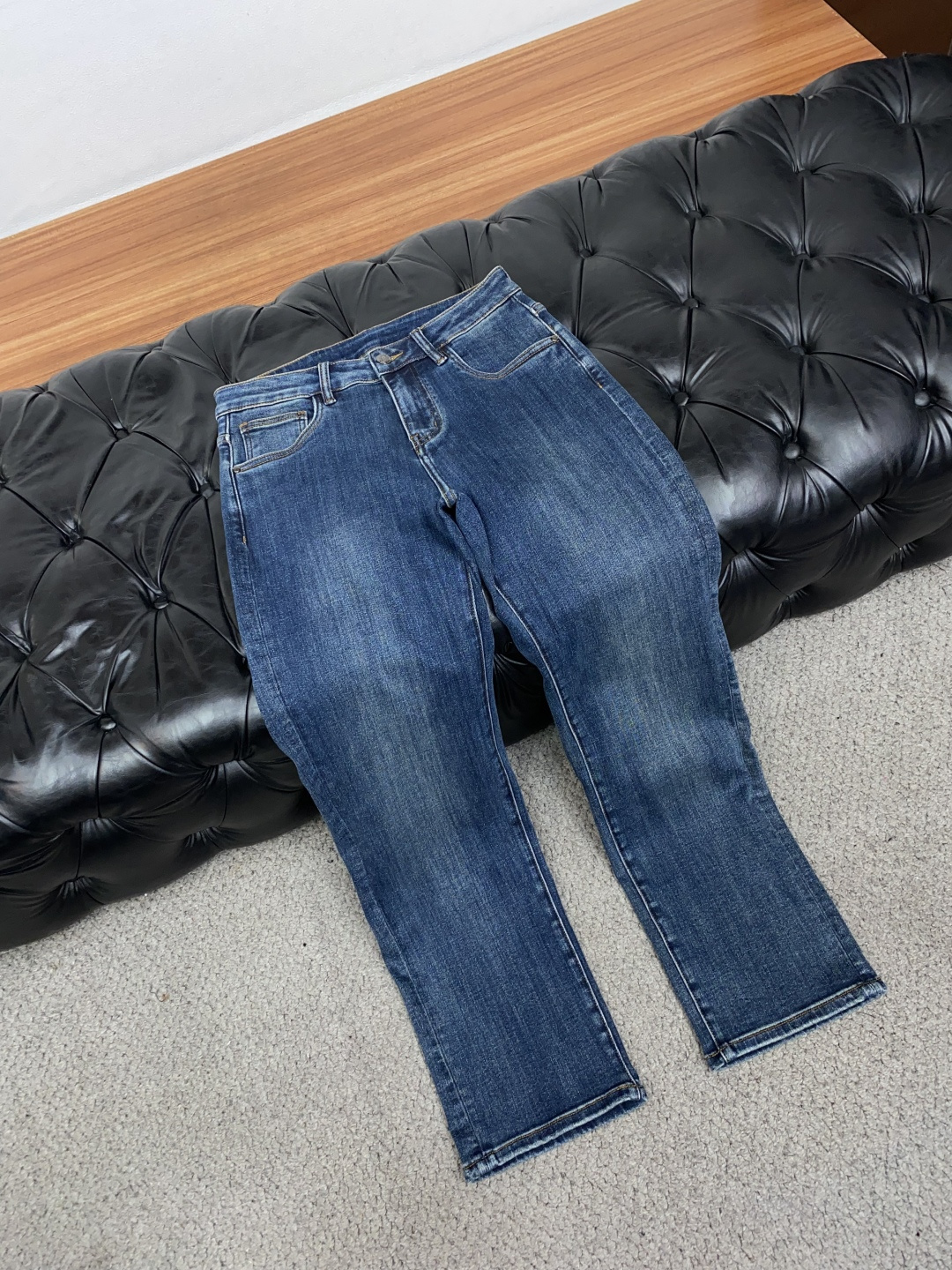 프라다 남성 슬림핏 데님 바지 상세 이미지 6
