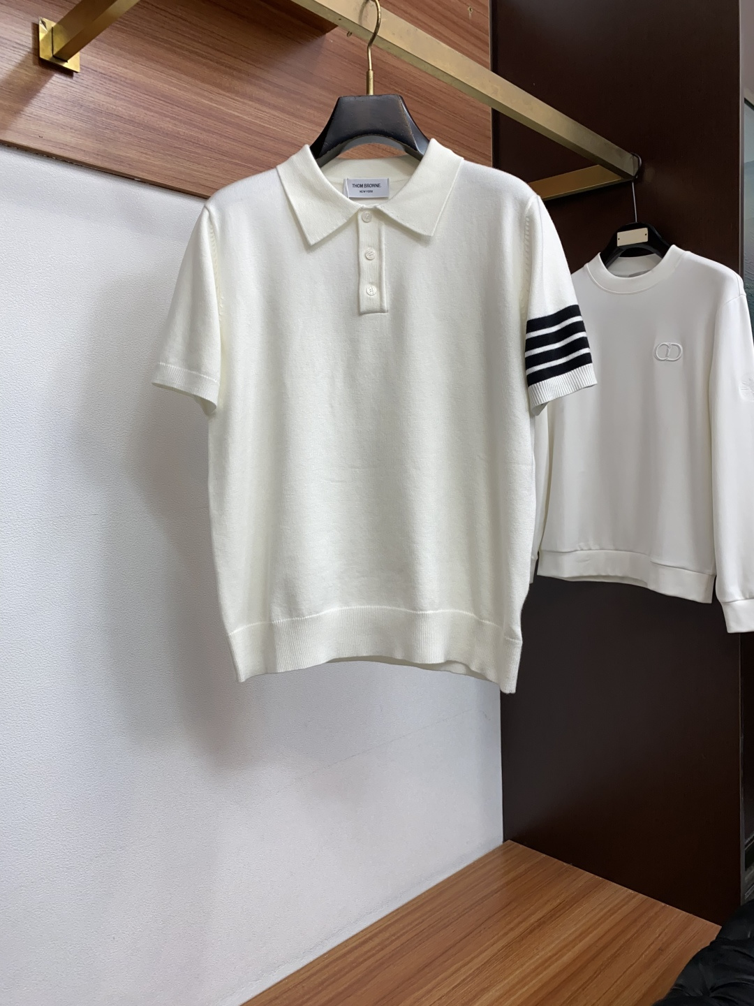 TB 尺码M-3xL 2026秋冬翻领短袖羊毛衫 成分 羊毛混纺 工艺 齐脚针织 老钱风 视觉主调，休闲时尚款式 功能 