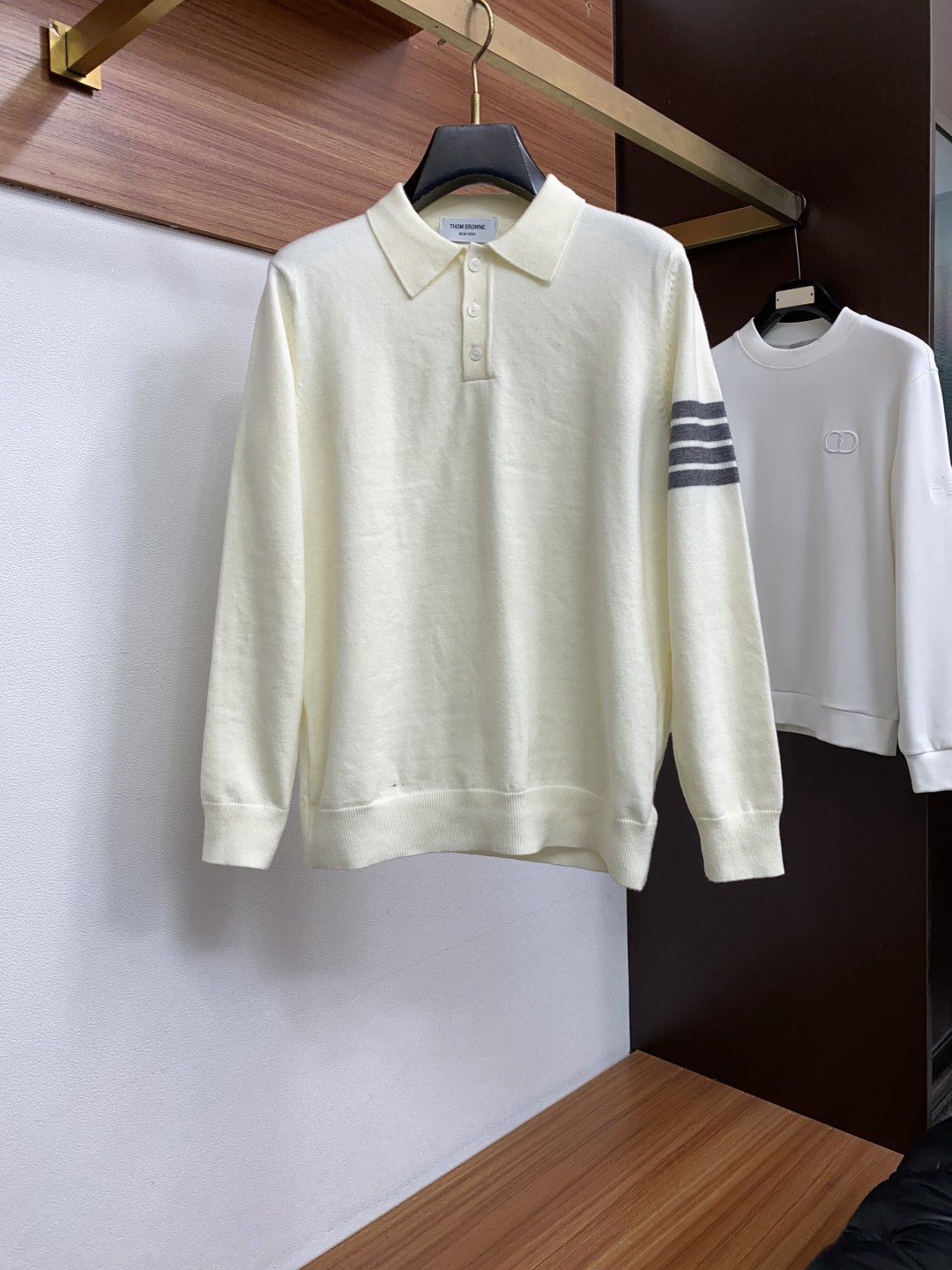 TB 尺码M-3xL 2026秋冬翻领长袖羊毛衫 成分 羊毛混纺 工艺 齐脚针织 老钱风 视觉主调，休闲时尚款式 功能 