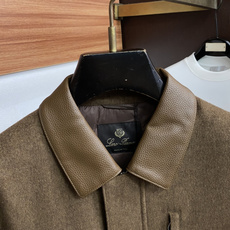 Loro Piana 诺悠翩雅 秋冬男士商务翻领时尚羽绒服 定制羊毛面料 真皮翻领 轻奢时尚休闲风格,轻盈保暖柔软!低 Loro Piana 诺悠翩雅 秋冬男士商务翻领时尚羽绒服 定制羊毛面料 真皮翻领 轻奢时尚休闲风格,轻盈保暖柔软!低
