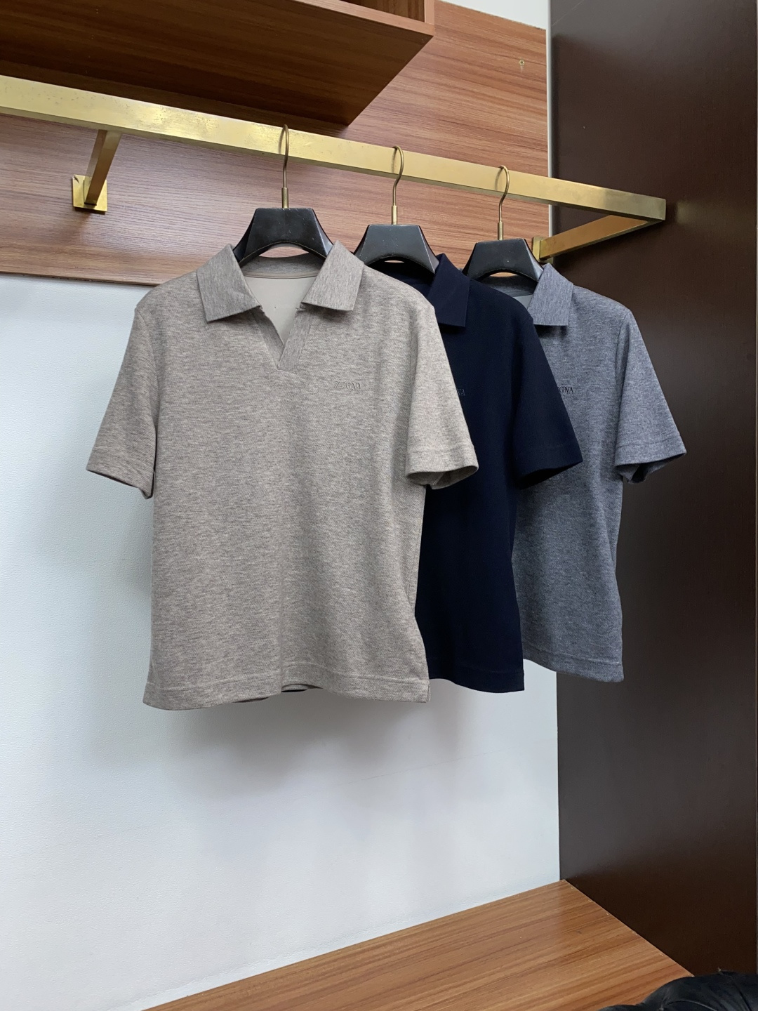 杰尼亚 ZEGNA 2026秋冬 针织短袖 老钱风 翻领针织短袖很好修饰脸型视觉感 细微之处的精美 随性有层次儒雅造型 