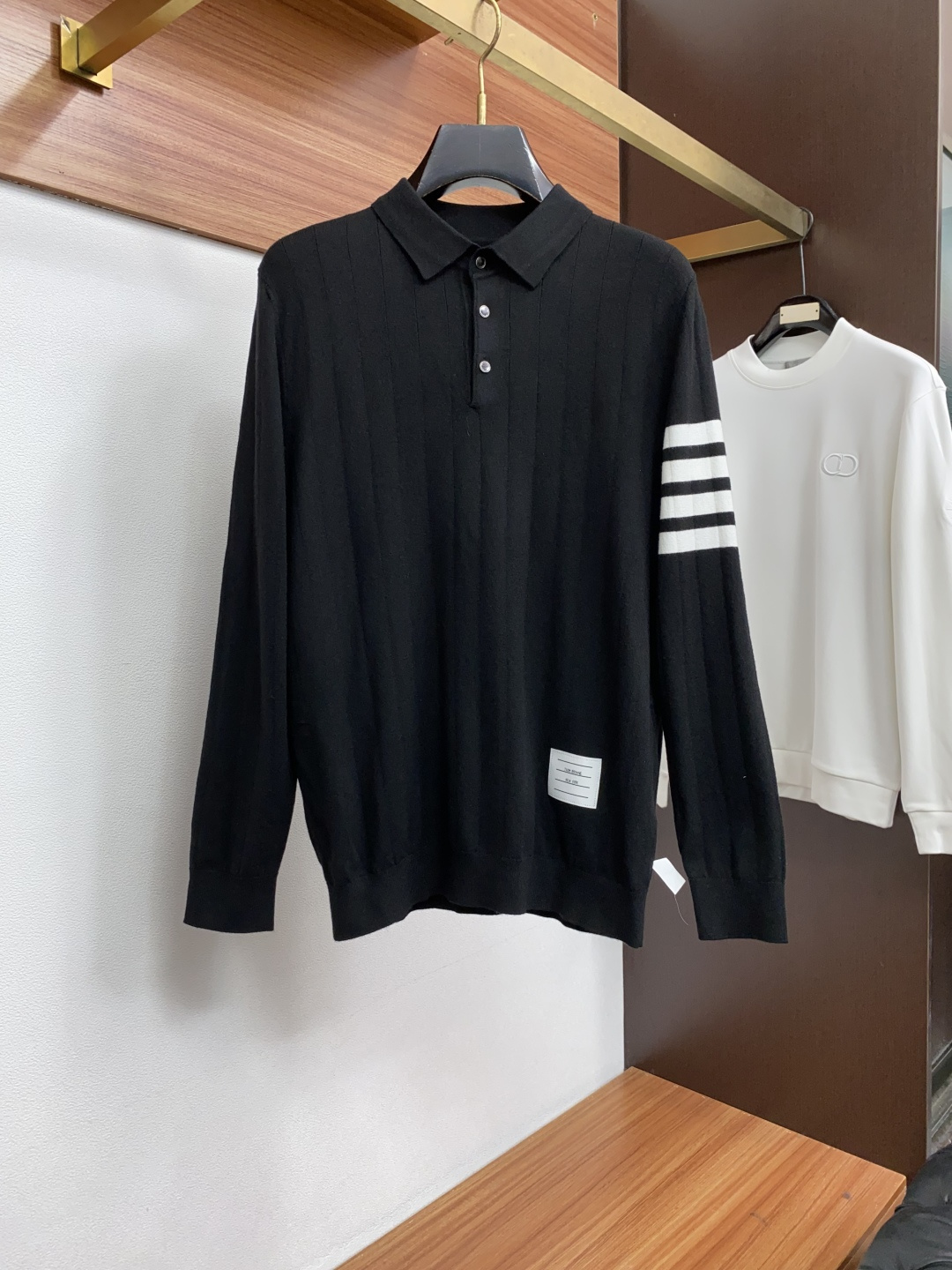 TB 尺码M-3xL 2026秋冬翻领长袖羊毛衫 成分 羊毛混纺 工艺 齐脚针织 老钱风 视觉主调，休闲时尚款式 功能 