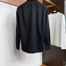 Loro Piana 诺悠翩雅 刺绣长袖衬衫|利落体面,兼顾商务与日常 甄选顺滑高弹面料,触感细腻垂坠有型,抗皱易打理, Loro Piana 诺悠翩雅 刺绣长袖衬衫|利落体面,兼顾商务与日常 甄选顺滑高弹面料,触感细腻垂坠有型,抗皱易打理,