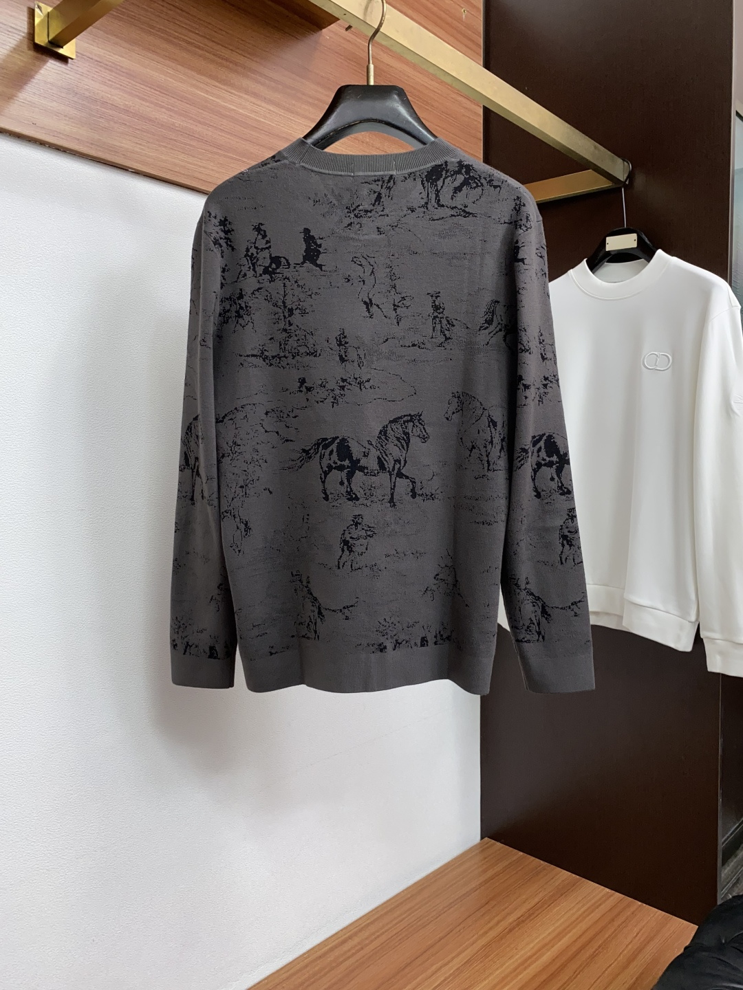 爱马仕 尺码M-4xL 2026秋冬圆领长袖羊毛衫 功能 时尚休闲 百搭打底单穿