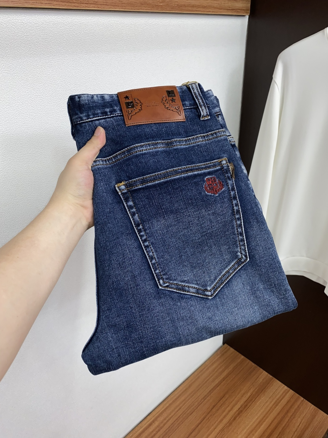 Loro Piana 诺悠翩雅 码数30-38 最新款秋冬时尚休闲五袋牛仔裤最新款上身版型无敌正！直筒版型 绝对可以闭眼