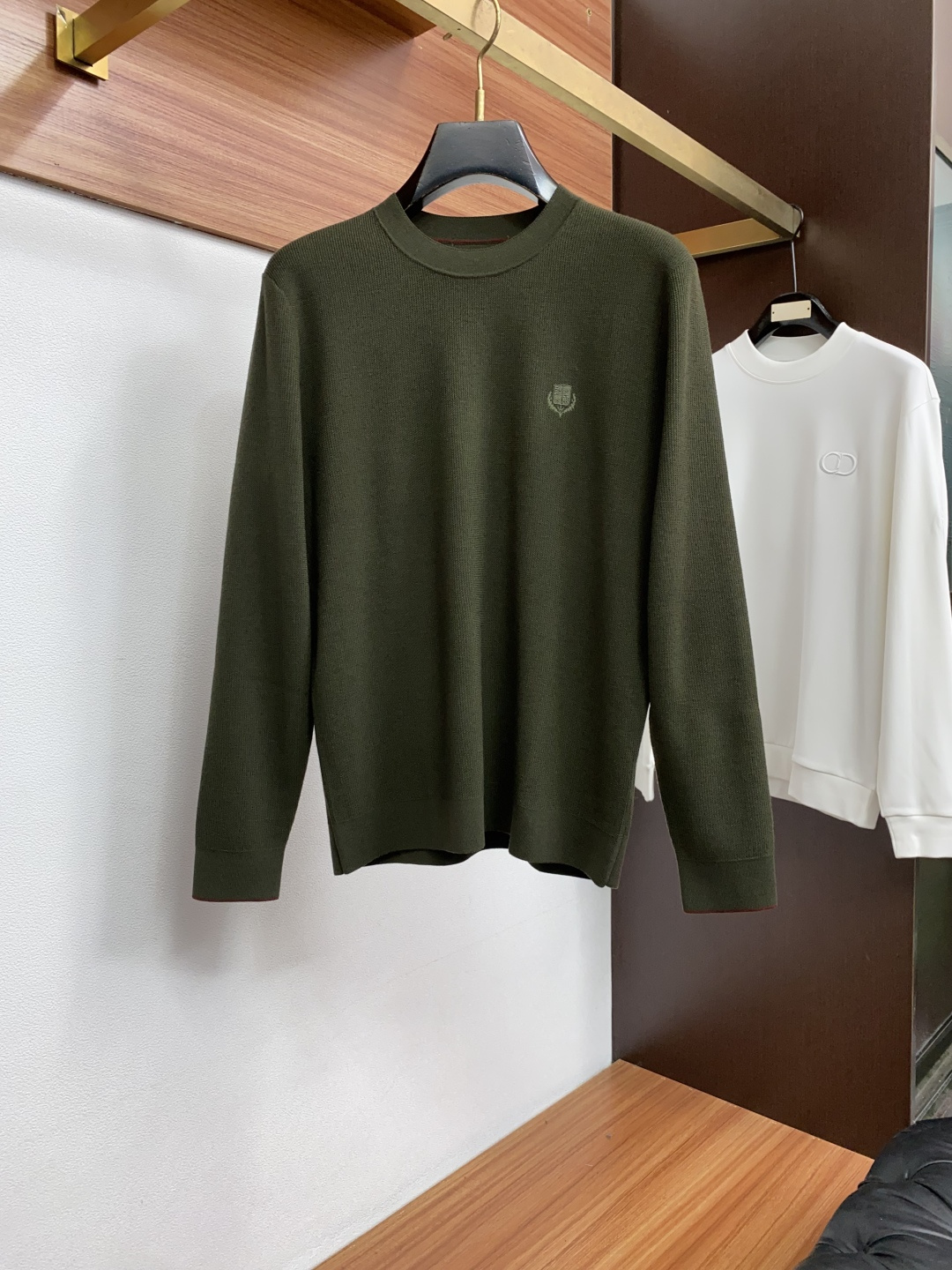Loro Piana 诺悠翩雅 秋冬高品质 绵羊毛针织圆领长袖毛衣 精品棉羊毛毛衣 男款高端定制臻品系列 隶属品牌高端主