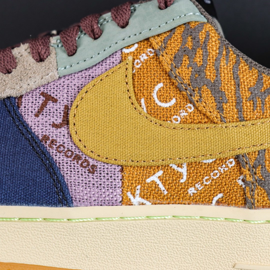 TravisScottxAirForce1CactusJackTS拼接黄色CN2405-900TS超限量