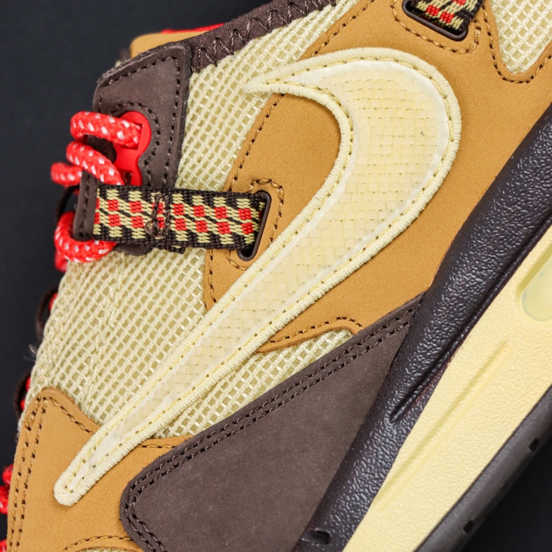 PTravisScottxNKAirMax1baroquebrown小麦色DO9392-200市面唯
