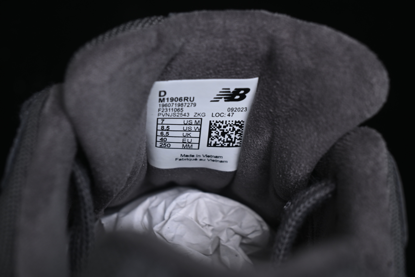 纯原版NewBalance1906系列复古老爹风休闲运动慢跑鞋M1906RU#采用轻质牛剖革拼接透气网眼