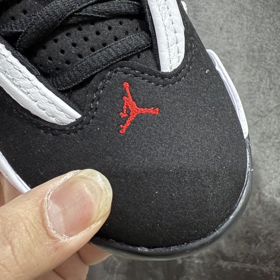 【纯原】Air Jordan AJ14 “Black Toe” 2024版本 黑白熊猫!
外贸特供