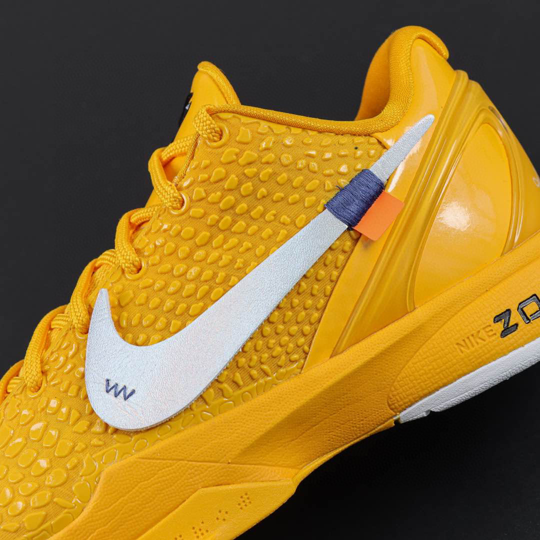 
OFF WHITE x Nike Kobe 6 联名黄
#Zoom Turbo气垫➕后掌EVA缓震 实