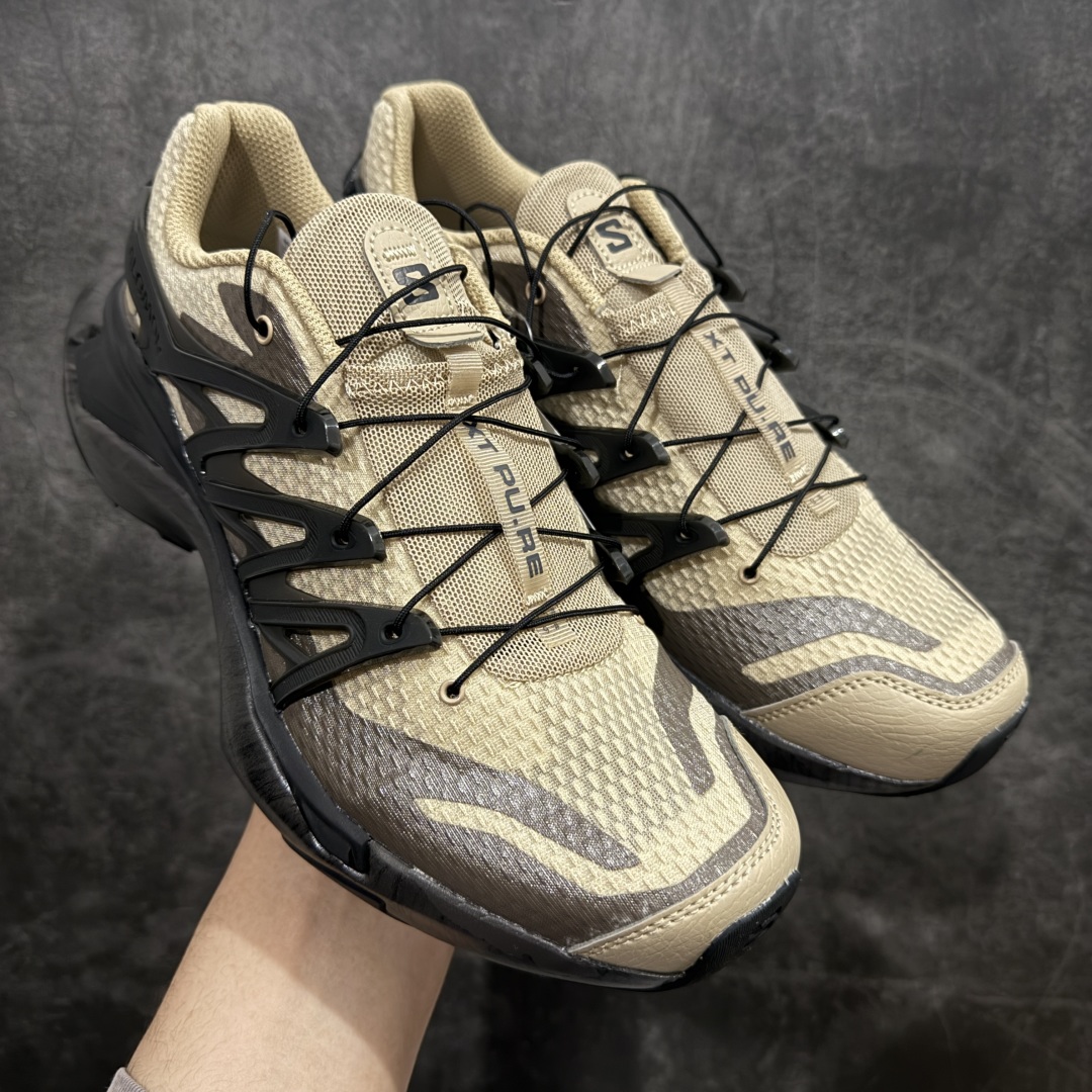 
SALOMON萨洛蒙 XT PU.RE ADVANCED 舒适百搭耐磨 低帮 越野跑步鞋 男女同款 灰