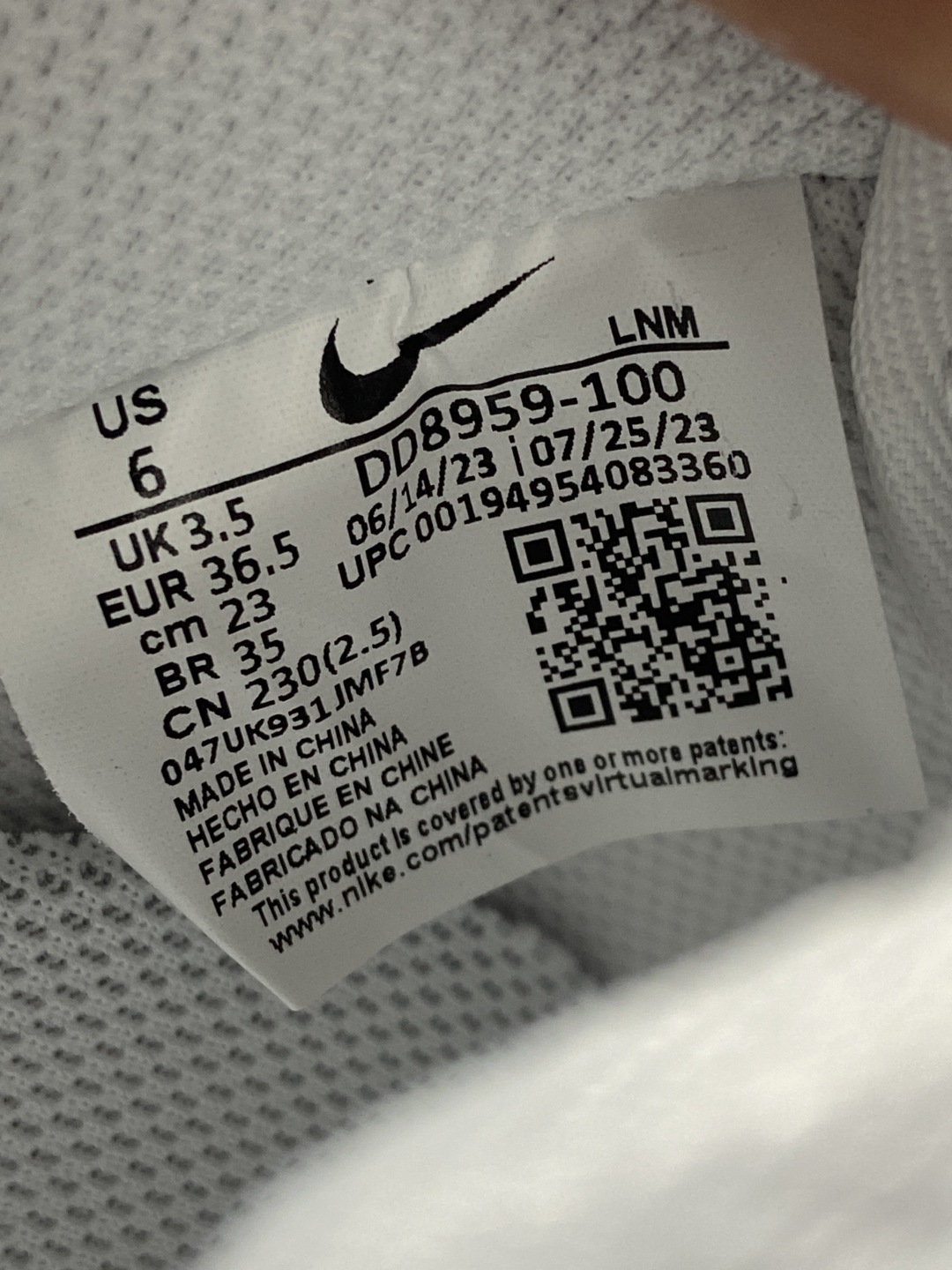男,女码样品
【纯原】NK Air Force 1 Low '07 空军一号低帮经典板鞋 全白 YZ02