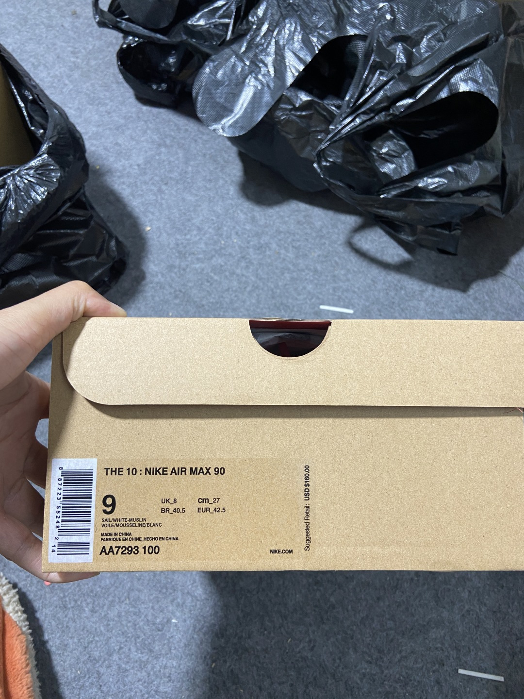 OFF 尺码:40-47.5纯原出品-Off-White x NIKE Air Max 90 气垫慢跑鞋
