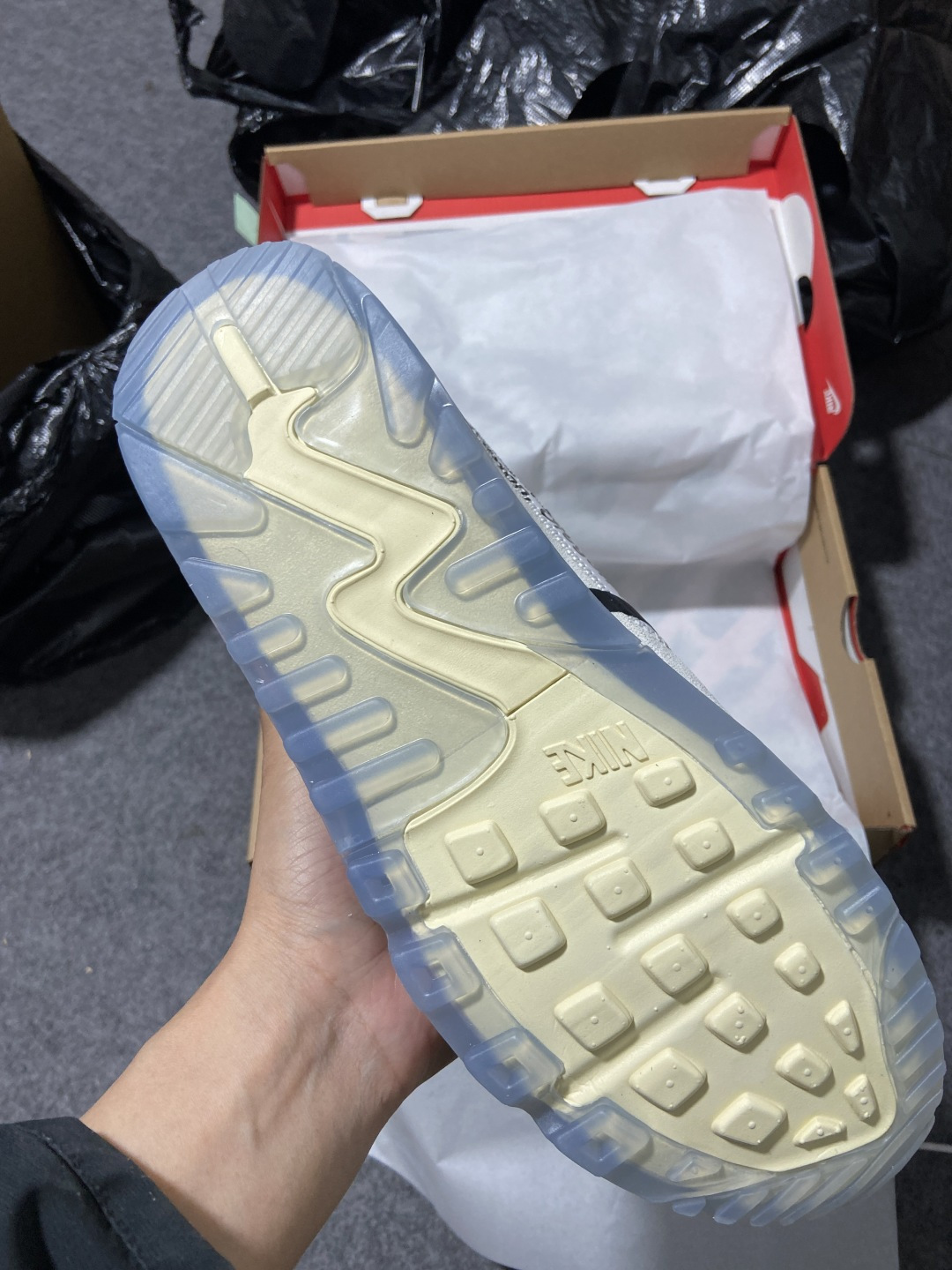 OFF 尺码:40-47.5纯原出品-Off-White x NIKE Air Max 90 气垫慢跑鞋