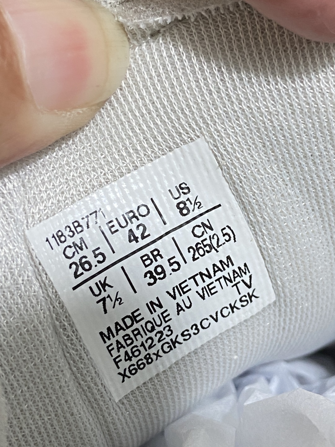  PK鬼冢虎头层 燕麦色 1183A201-250 码数 35-46 含半码