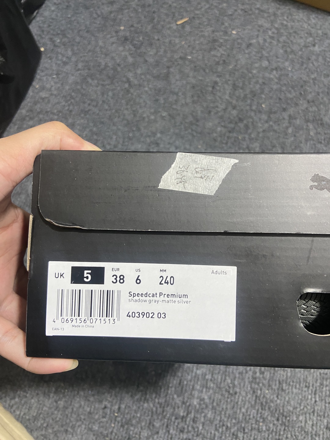 P
【纯原版 彪马】彪马Puma Speedcat OGWhite Red极速赛车系列低帮德训风拼接复古