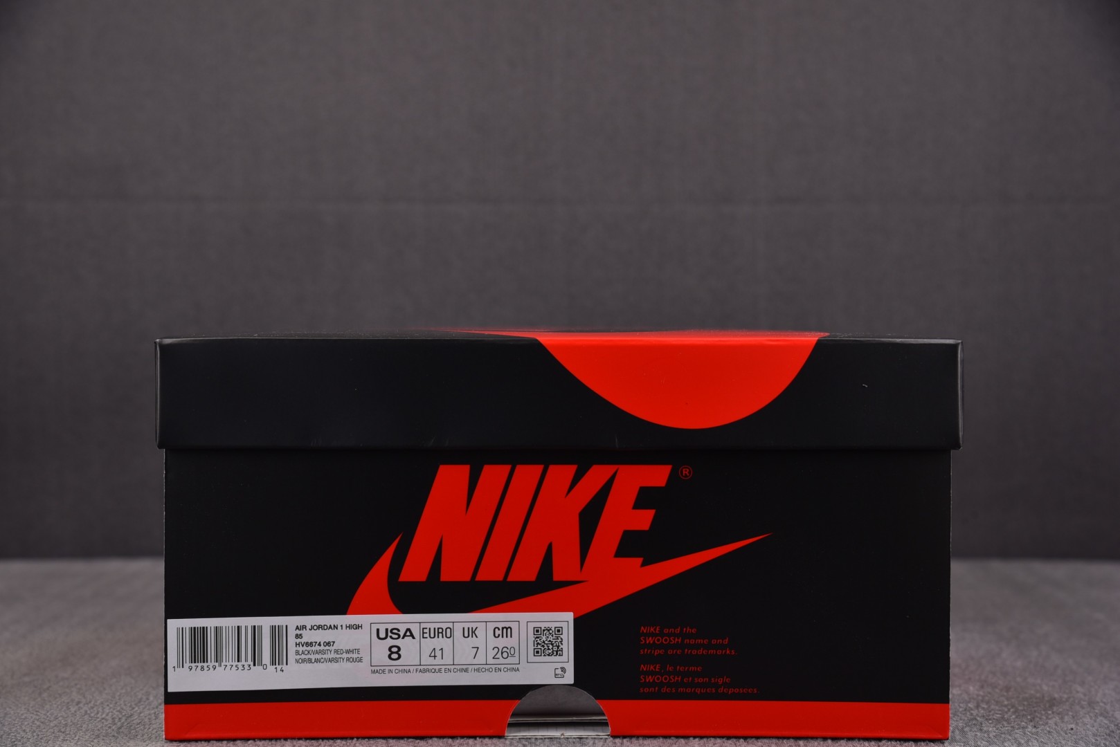 AJ 高帮 尺码40-47.5

纯原出品-Air Jordan 1 Retro High '85 OG