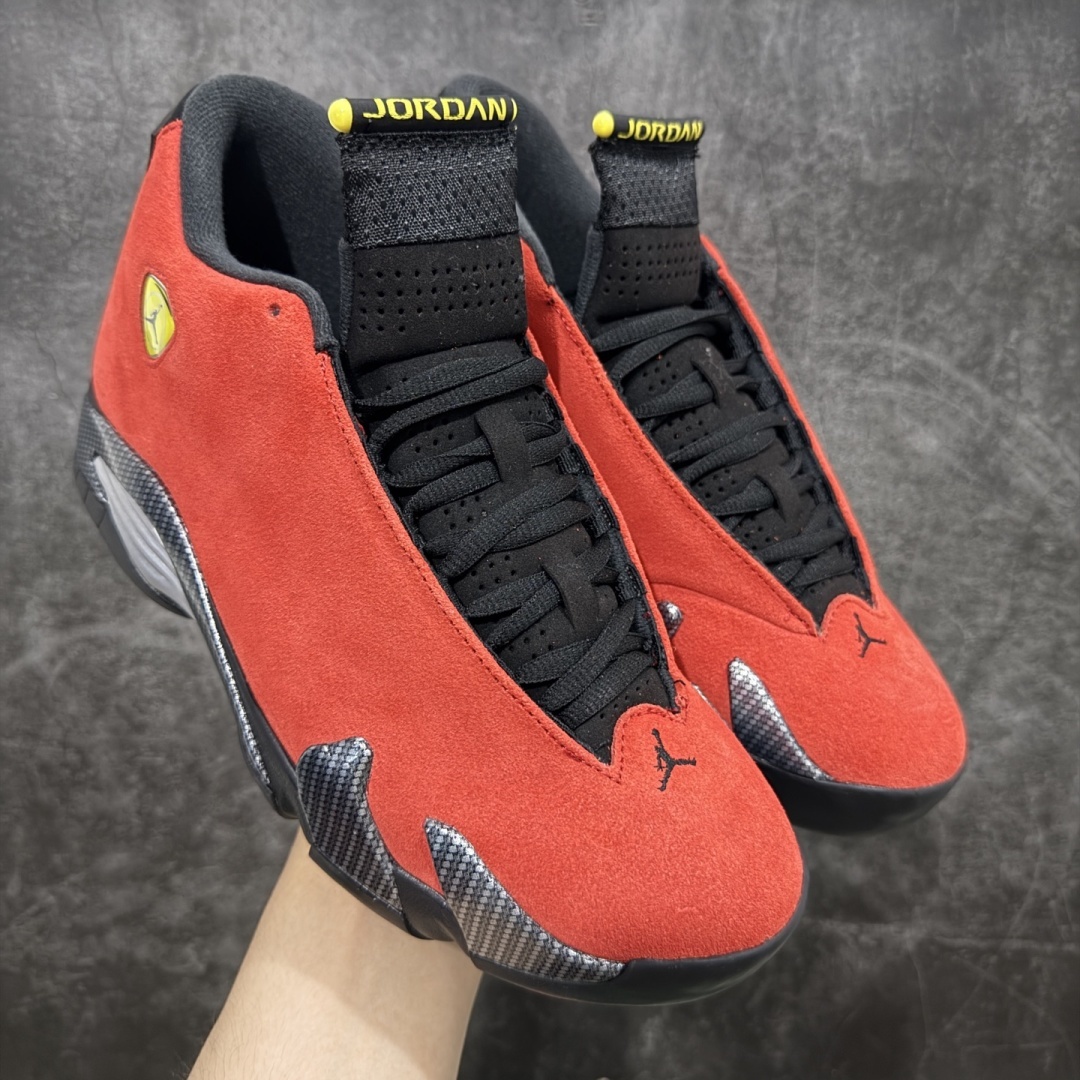 【纯原版4】Air Jordan AJ14 新版法拉利 IF5015-600
外贸特供批次
原楦原