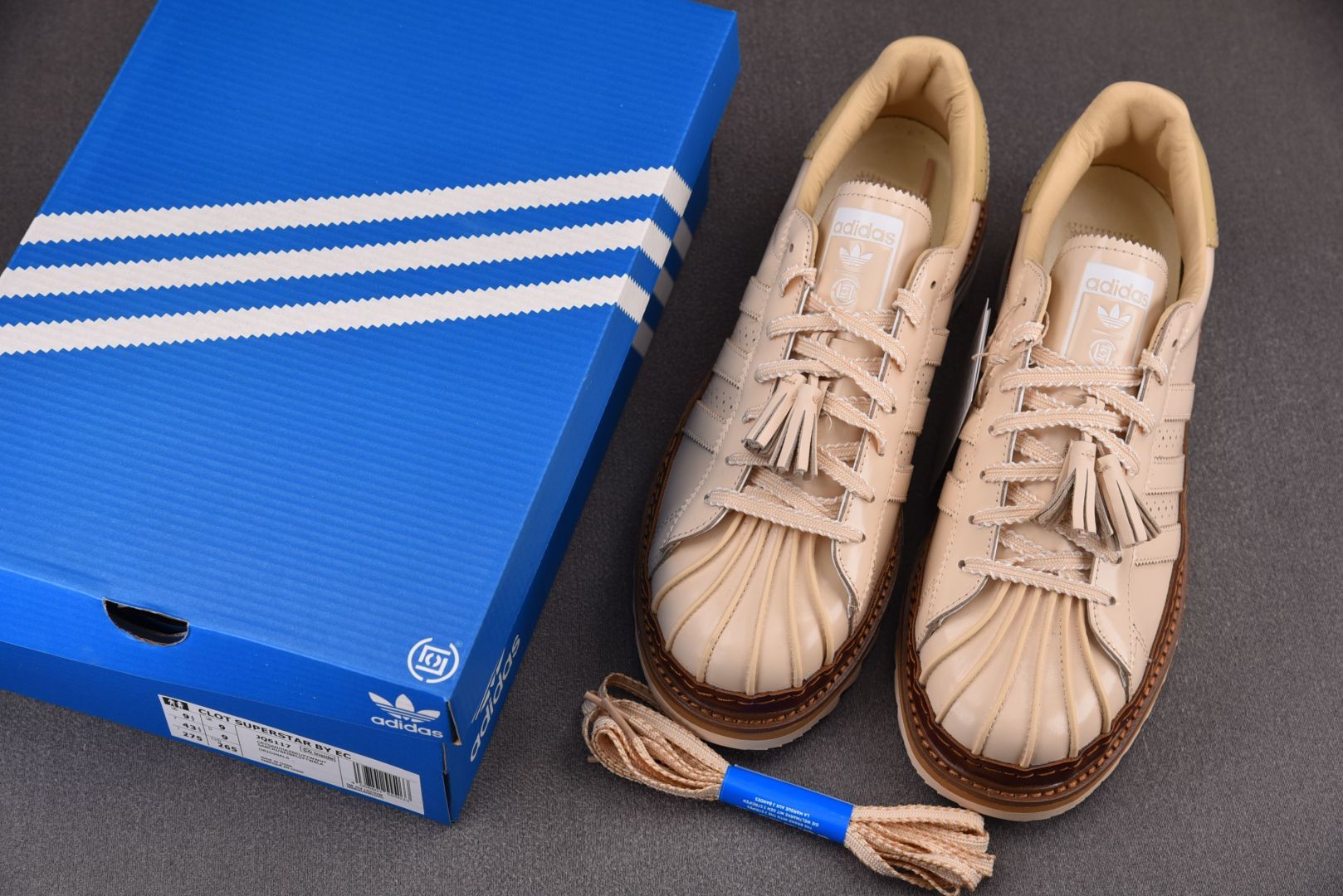 贝壳头 尺码:36-46纯原出品-Superstar CLOT By Edison Chen Milk 