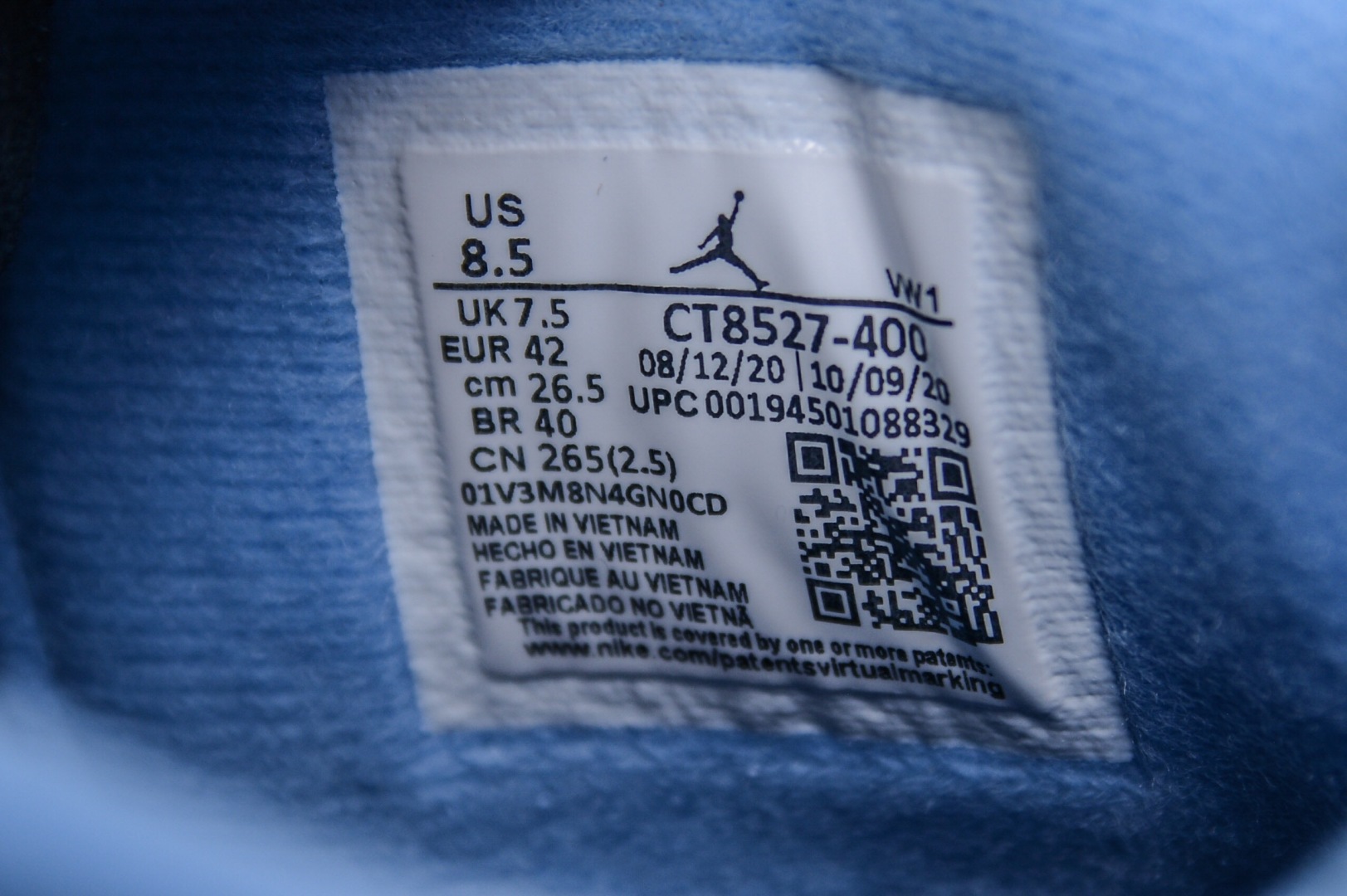
纯原 Air Jordan AJ4 Retro SE University Blue AJ4 大学蓝 