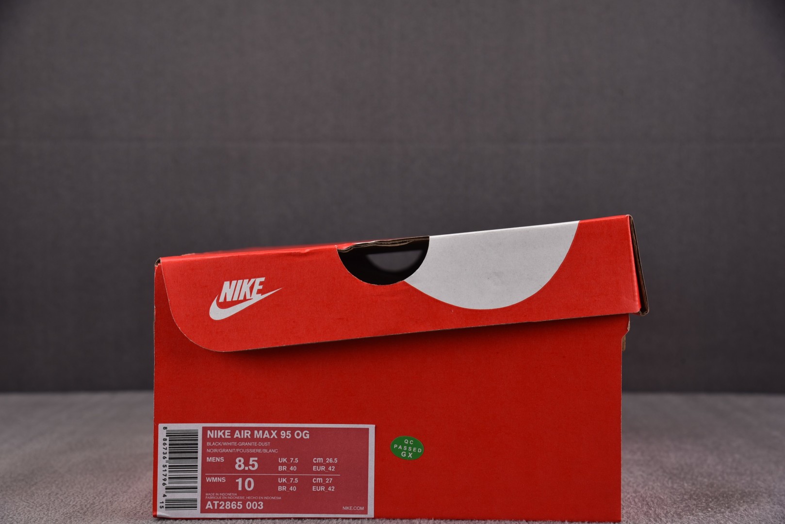 MAX95 尺码40-48.5

纯原出品-NK Air Max 95 OG Black Anthrac