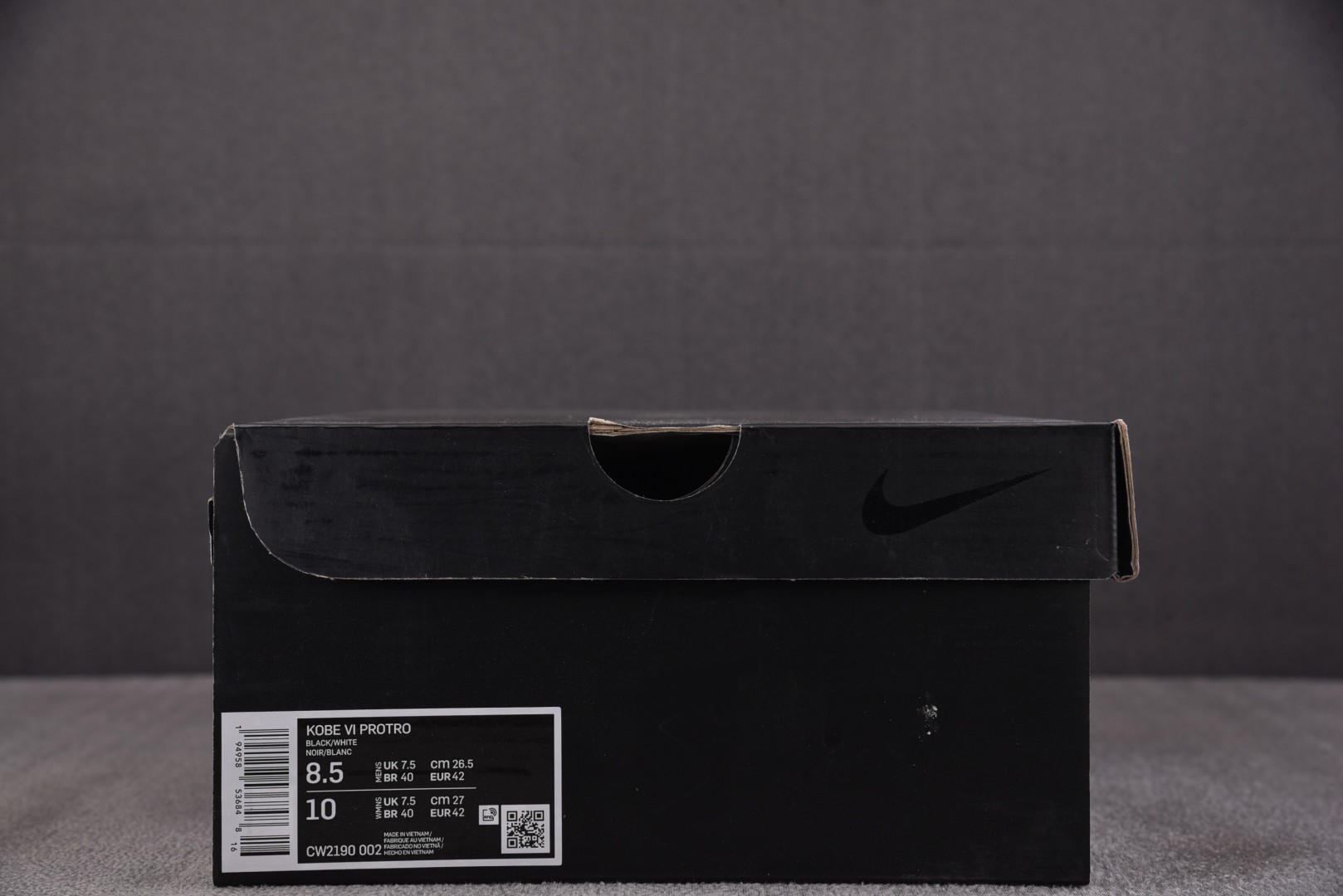 KOBE6 鞋码40-48.5 偏小0.5
💰¥：600
纯原出品-Kobe 6 Protro‘Mamb