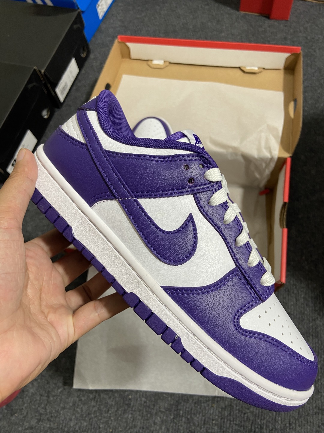 Dunk白紫 鞋码：36-46

性价比出品-Dunk Low SB Retro 白紫DD1391-10