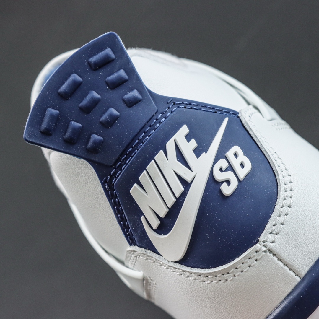 Nike SB x Jordan Air Jordan 4 Navy联名款 白蓝 白宝蓝 DR5415